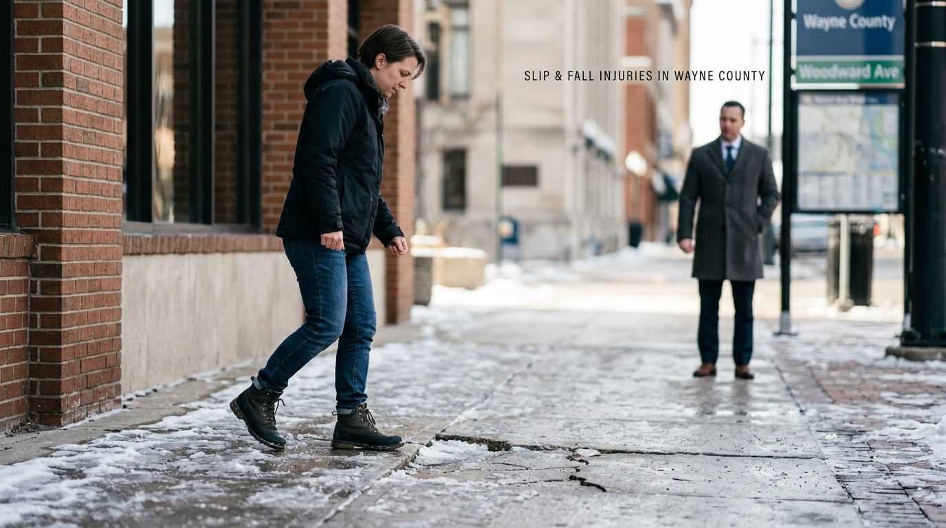 Slip and Fall Injuries in Wayne County, MI
