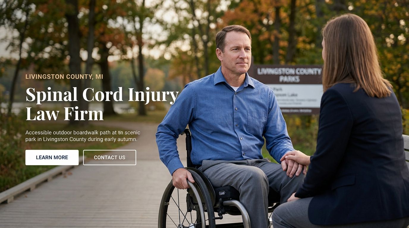 Spinal Cord Injuries in Livingston County, MI