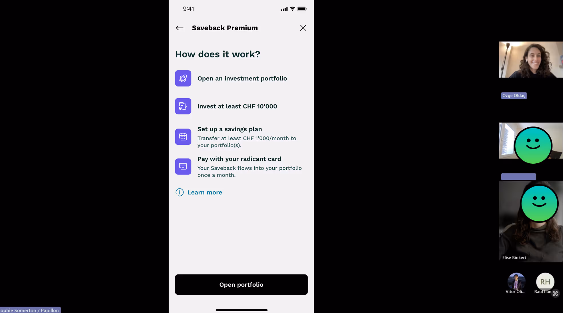 App design layout displayed on a screen, showcasing user interface elements and overall aesthetic.