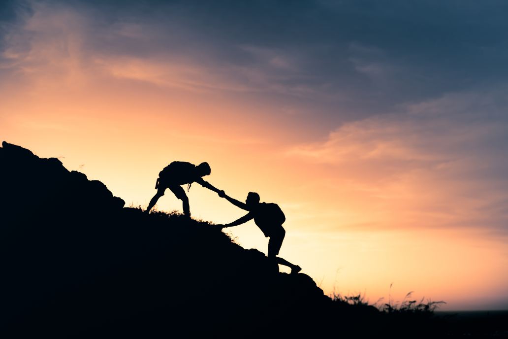 a stacked bar chart starting with bars above the middle line, and dropping down fast to below the line for the rest of the chart