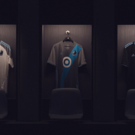MNUFC Jerseys in the Allianz Field Locker room