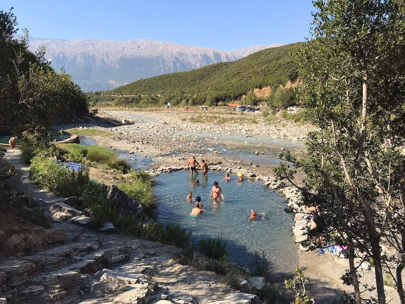  Thermal bath at Llixhat e Elbasanit in central Albania, illustrating the Western Balkans hot spring tradition