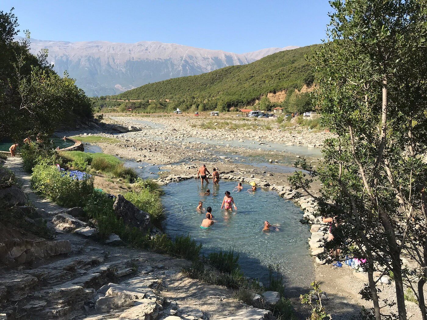  Thermal bath at Llixhat e Elbasanit in central Albania, illustrating the Western Balkans hot spring tradition