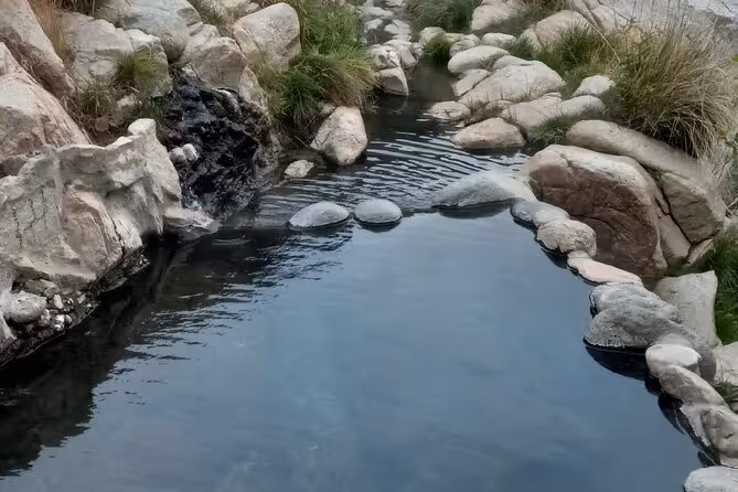 Natural hot spring near Hesperia, California