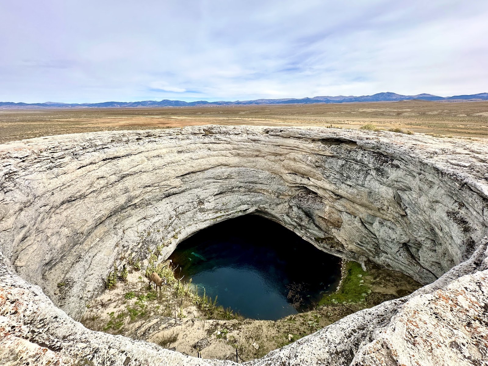 Diana's Punch Bowl (Monitor Valley Hot Springs), Nevada