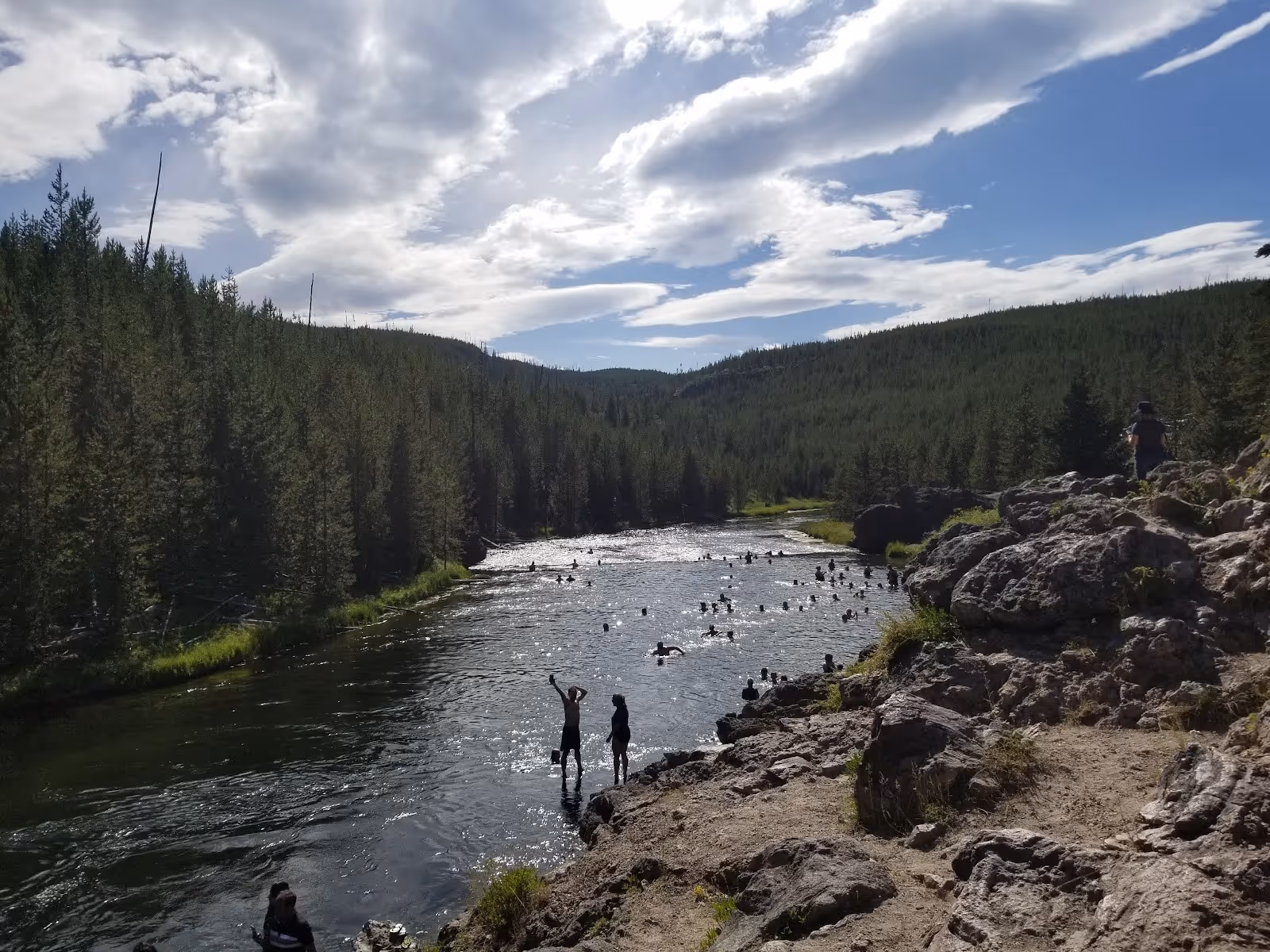 Firehole River Swimming Area, Wyoming