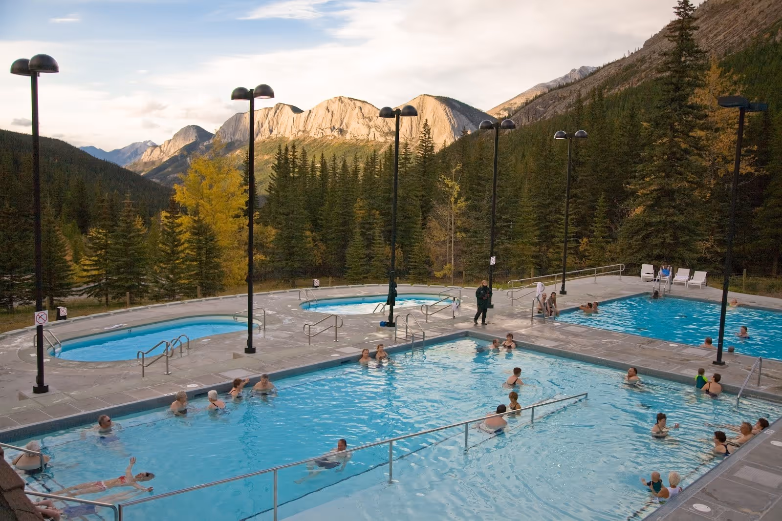 Miette Hot Springs, Canada.