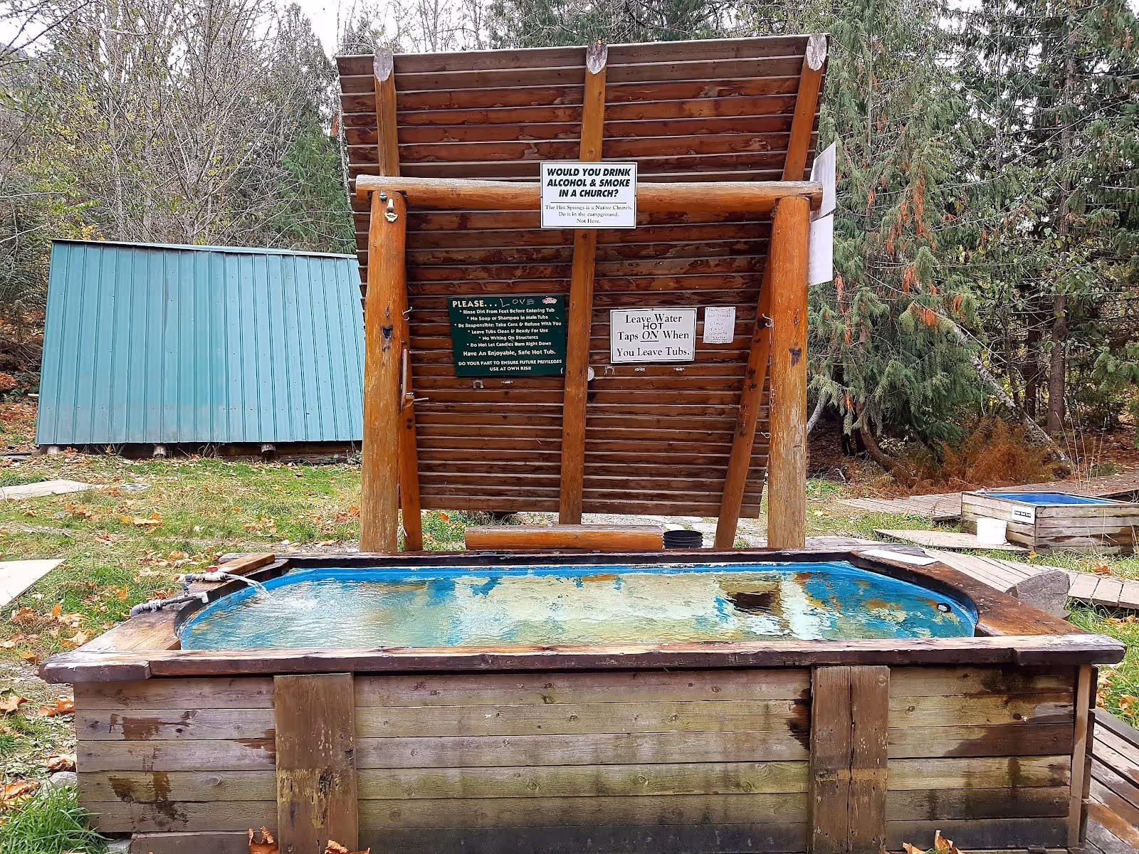 Tsek Hot Springs, Canada.