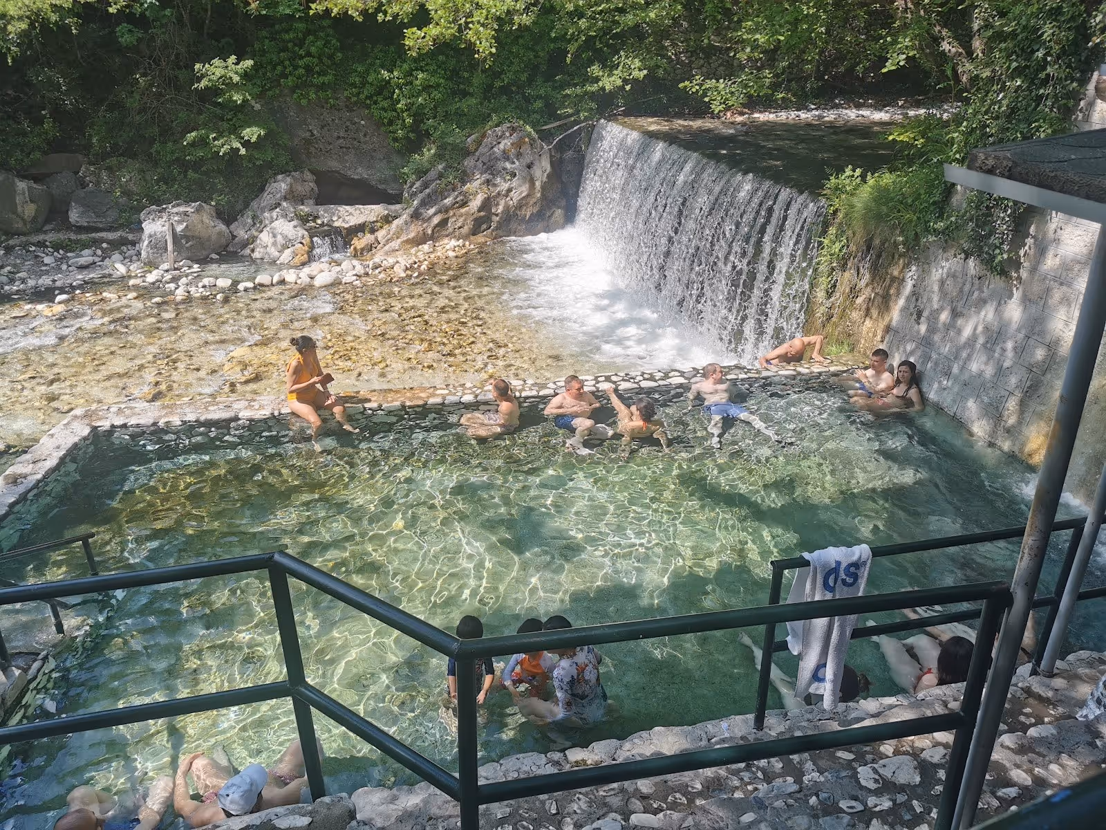 Traianoupoli Thermal Springs (Loutra), Greece.