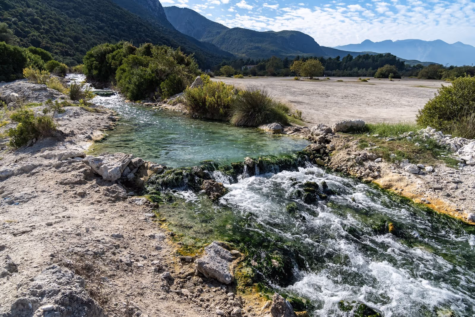 Thermopylae Hot Springs, Greece.