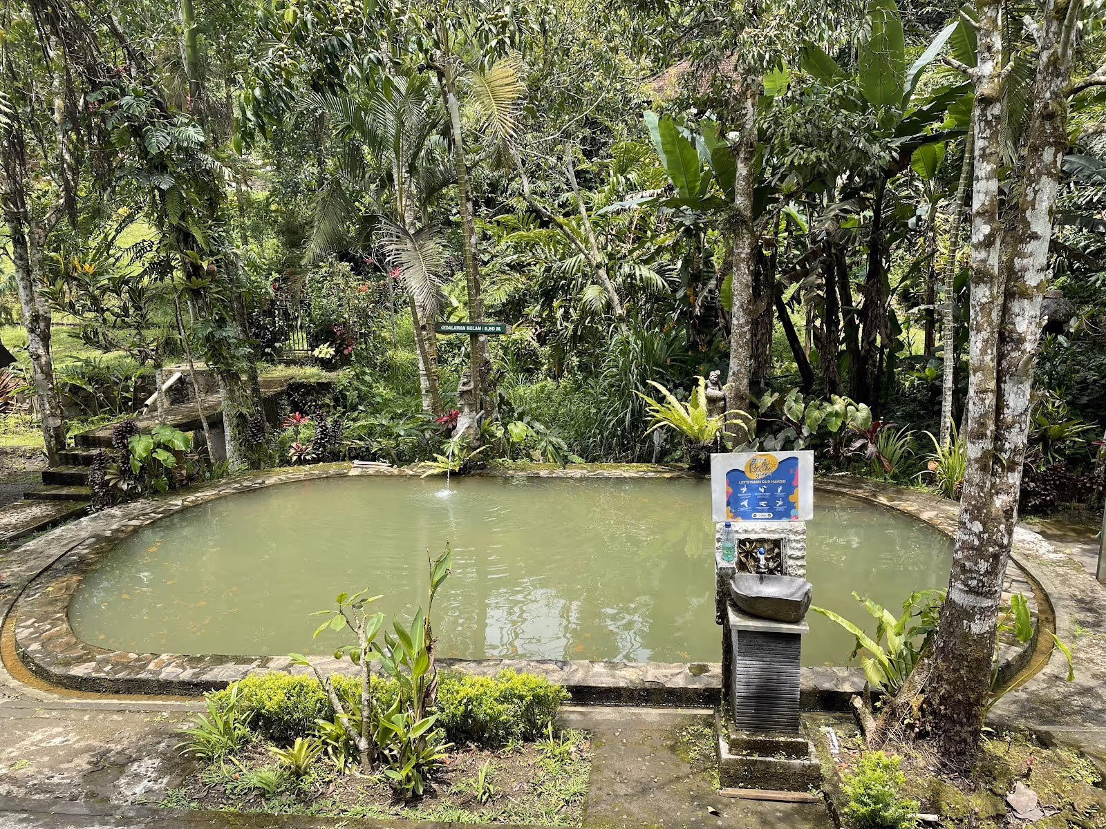 Angseri Hot Spring, Bali, Indonesia.