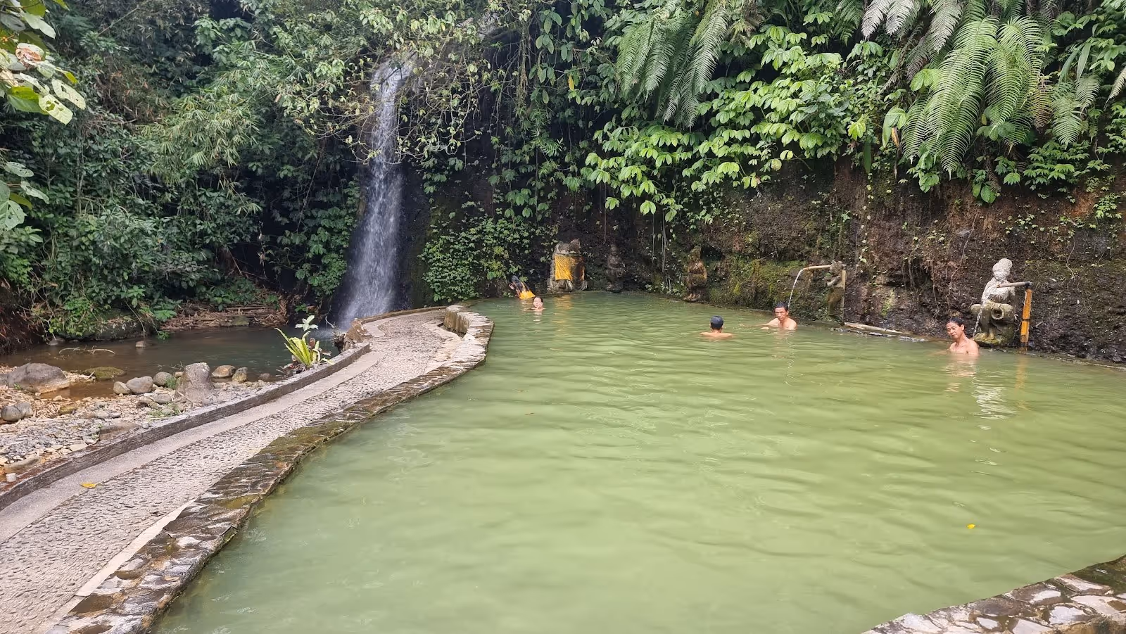 Angseri Hot Spring, Bali, Indonesia.