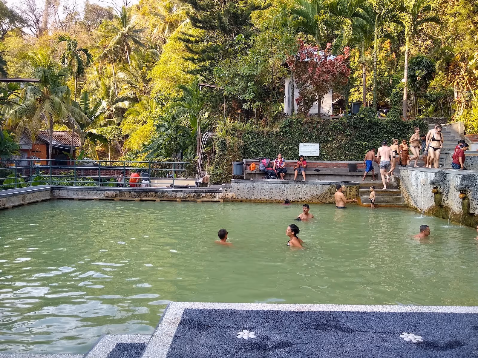 Banjar Hot Springs, Bali, Indonesia.