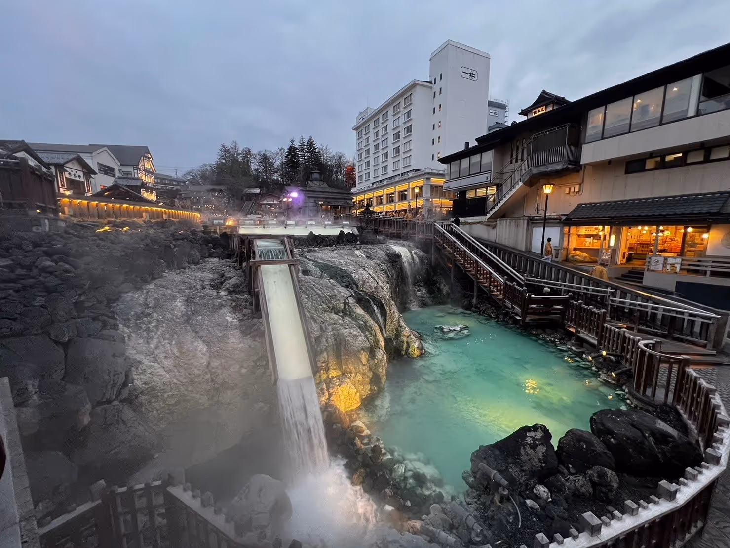Kusatsu Onsen, Japan.