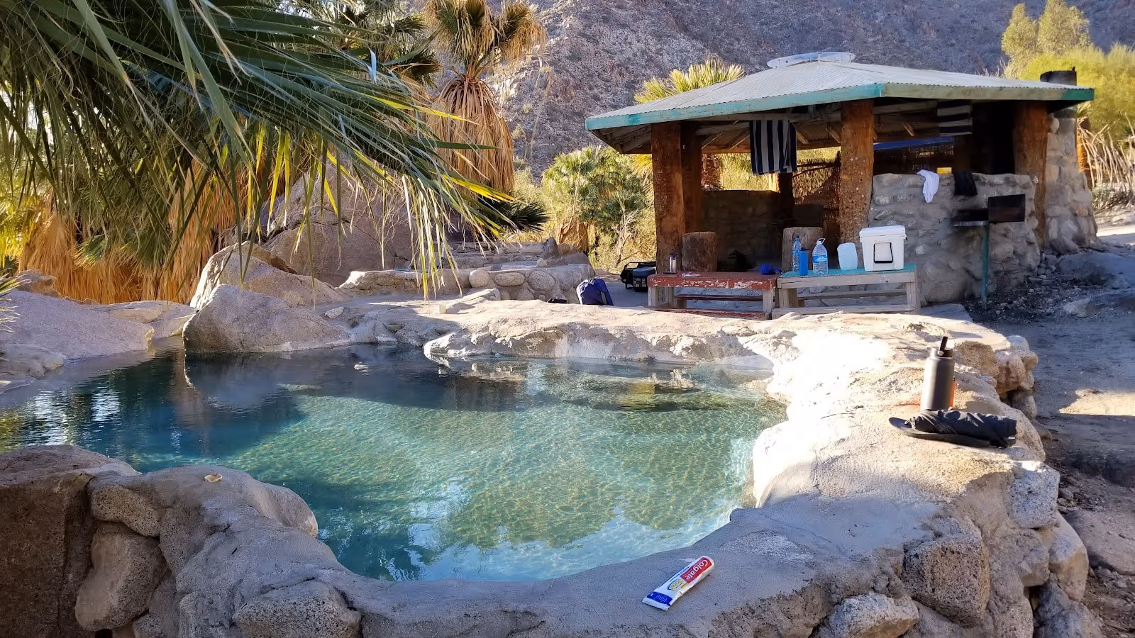 Guadalupe Canyon Oasis Hot Springs, Mexico.