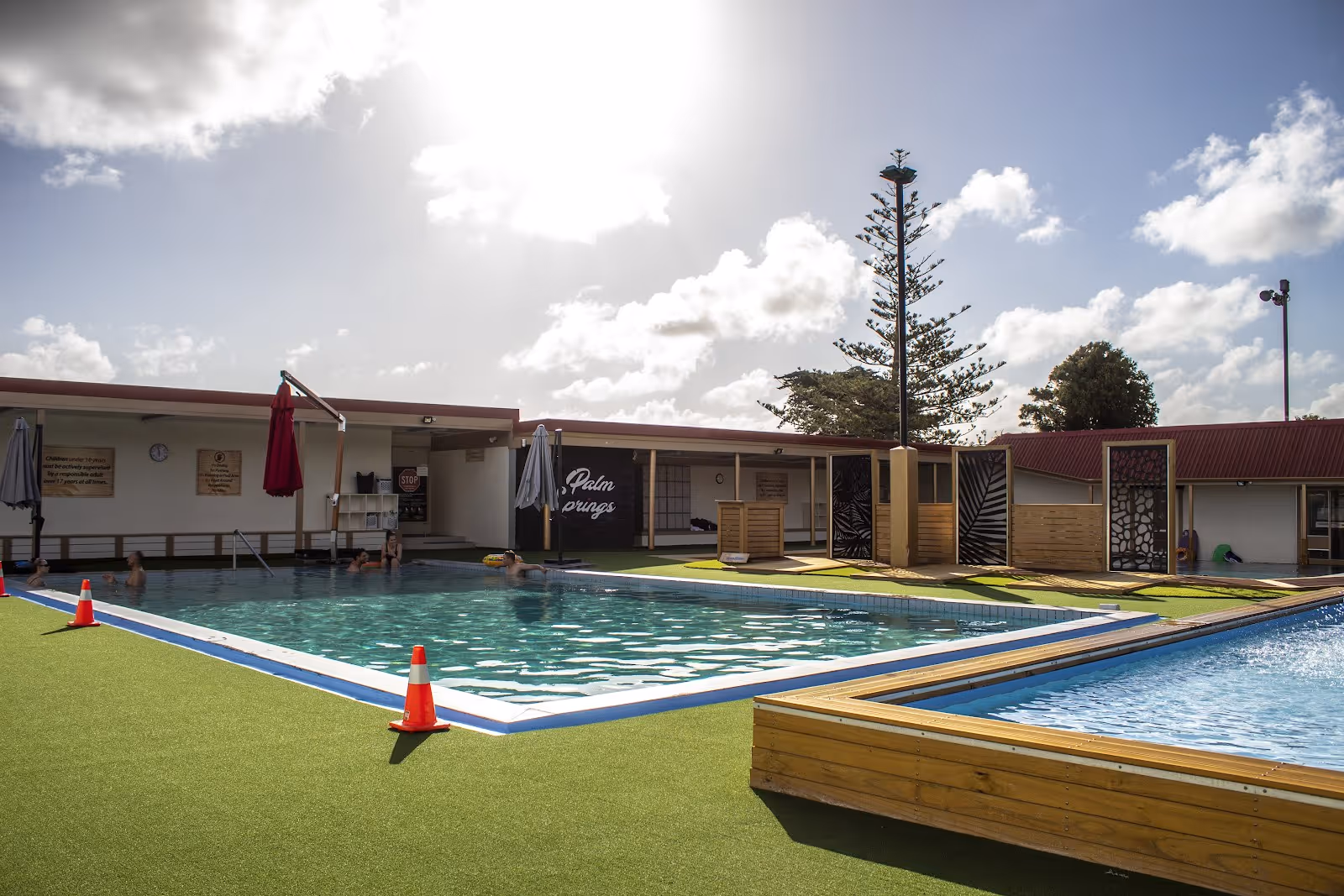 Palm Springs Geothermal Pools, New Zealand.