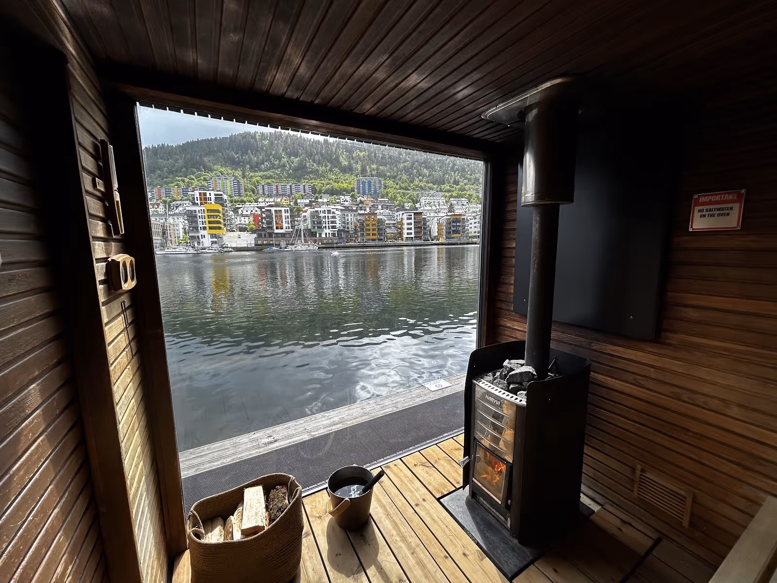 Heit Bergen Sauna at Marineholmen, Norway.