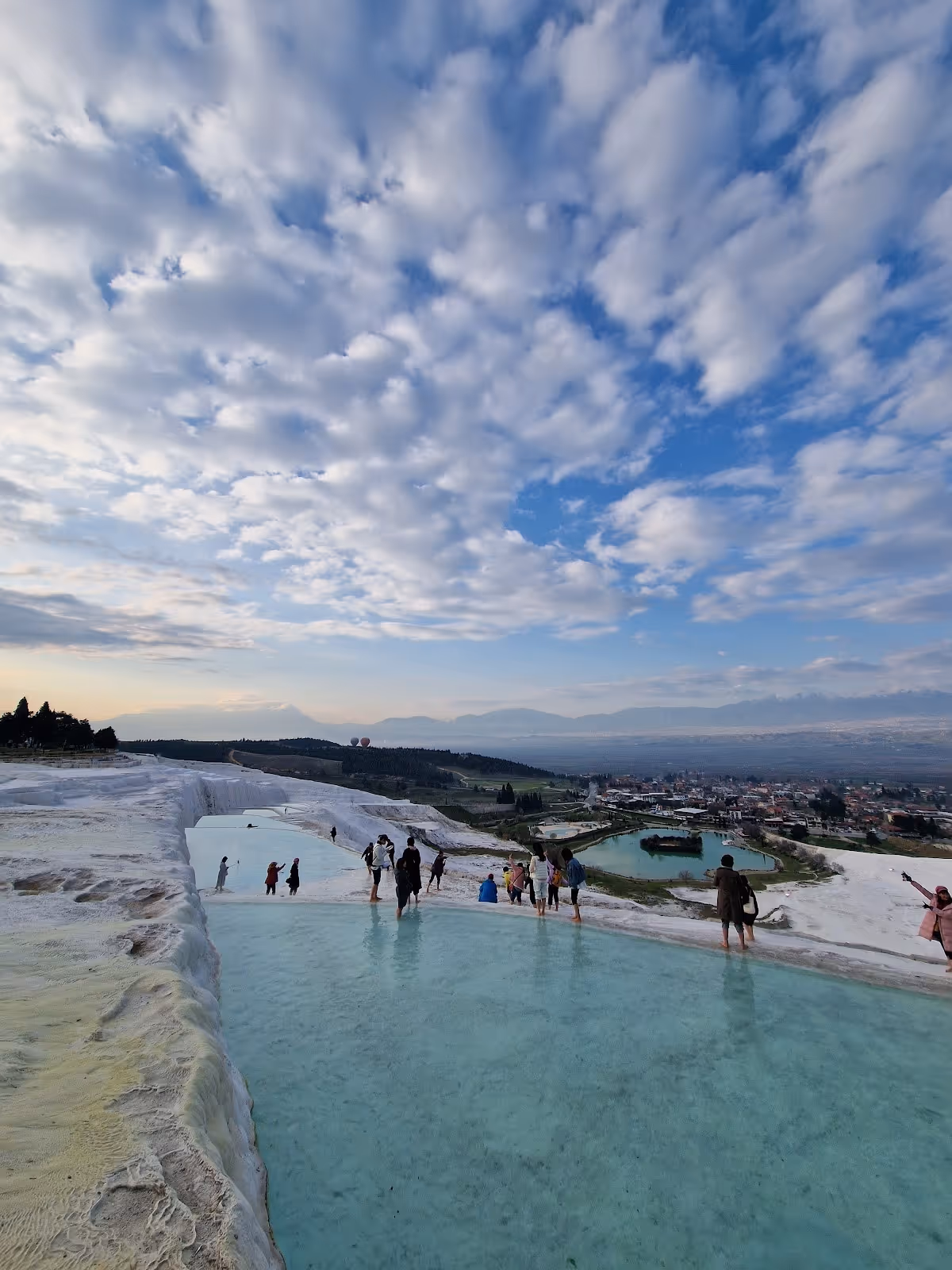 Pamukkale Travertines and Thermal Springs, Turkey.