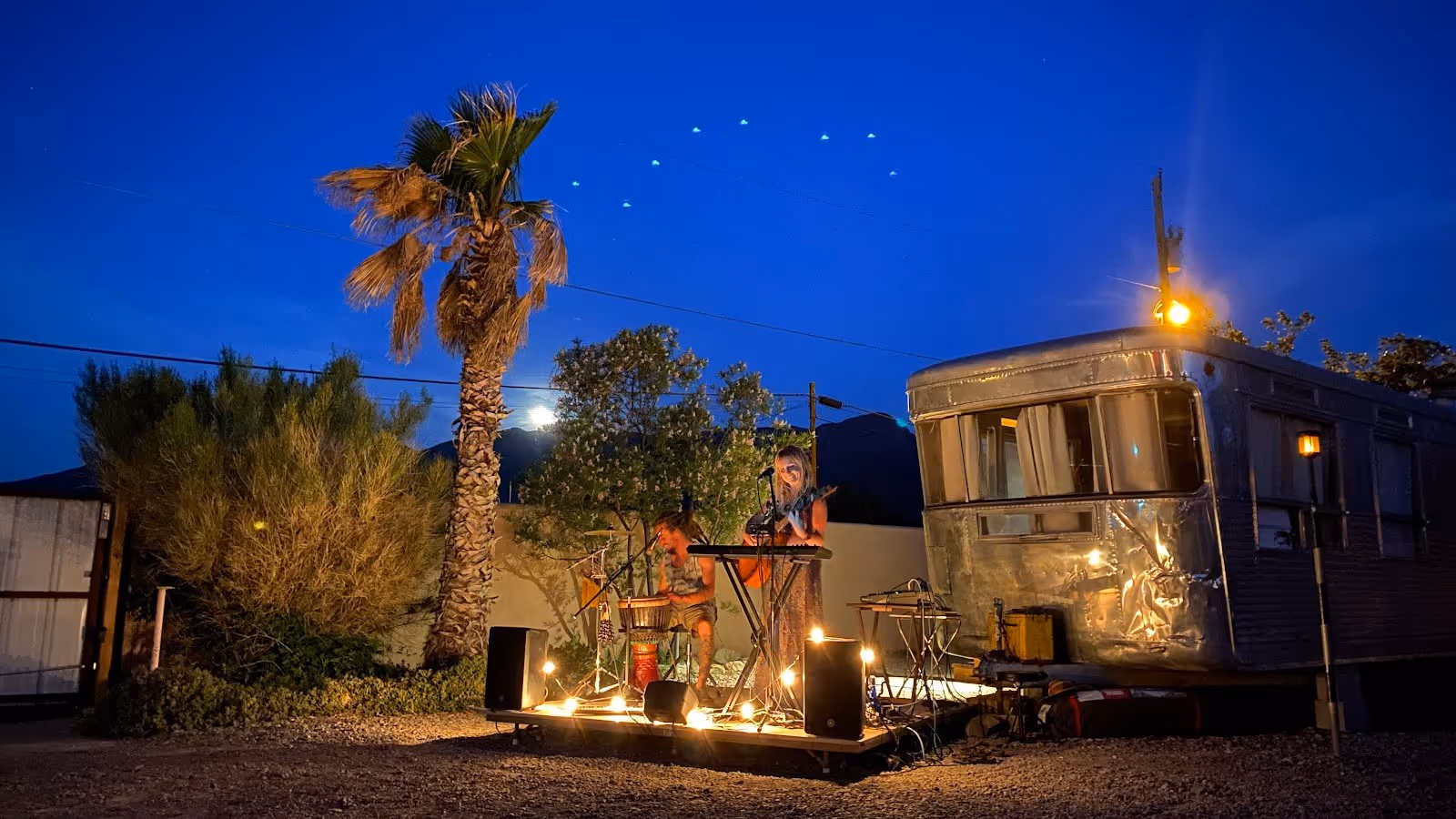 Hot Springs Glamp Camp, New Mexico.