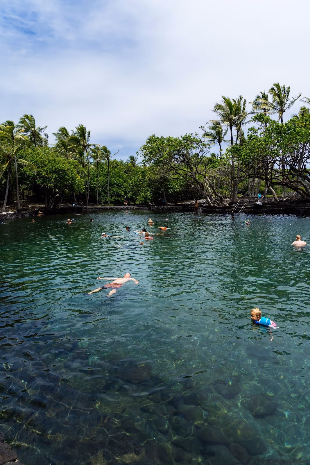 Pohoiki Warm Ponds, Hawaii.