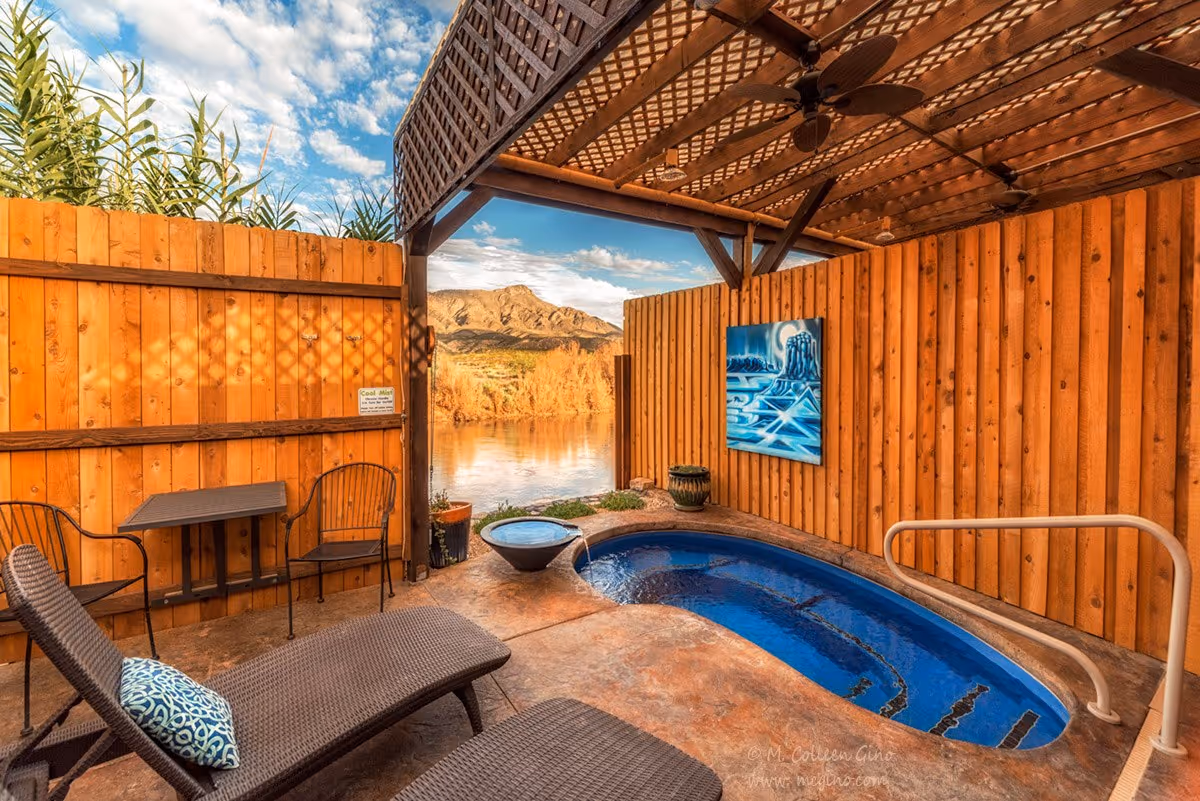 Riverbend Hot Springs, New Mexico.