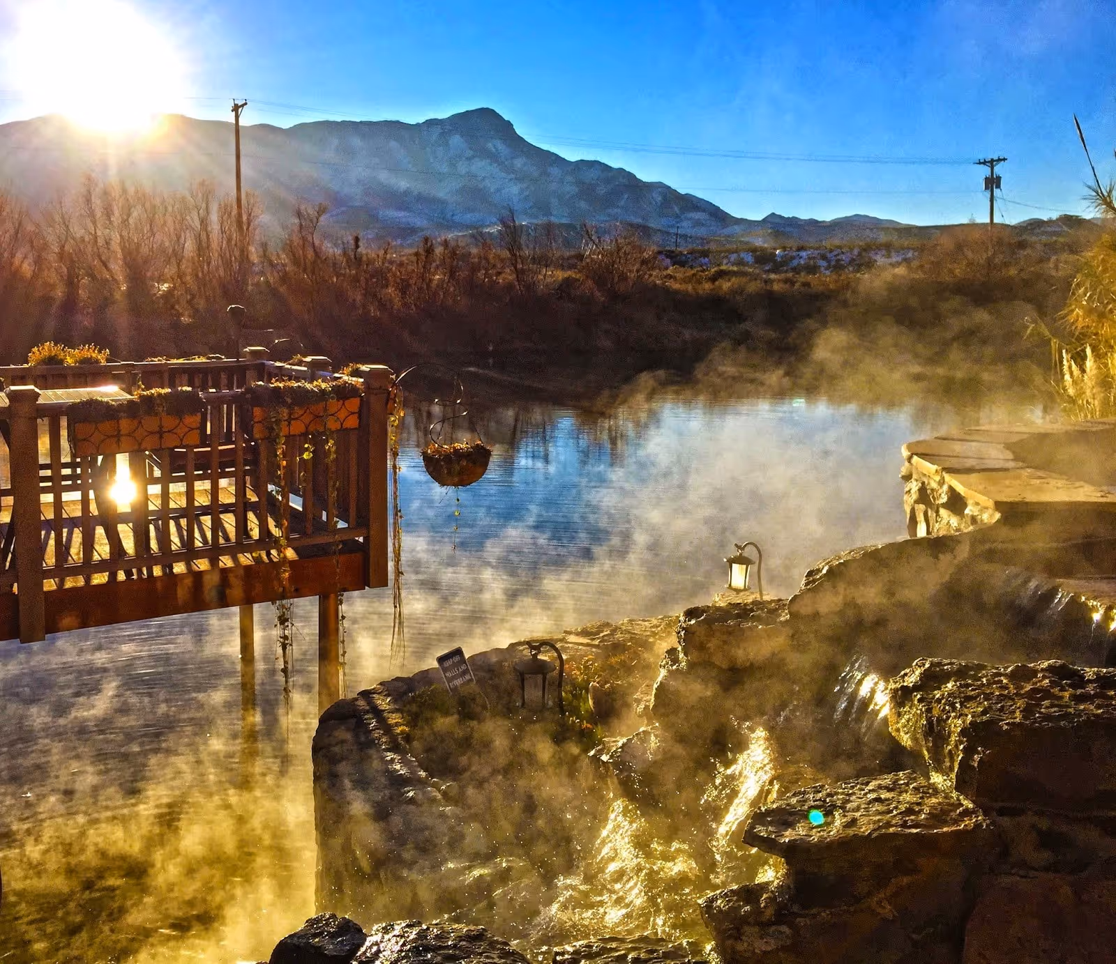 Riverbend Hot Springs, New Mexico.