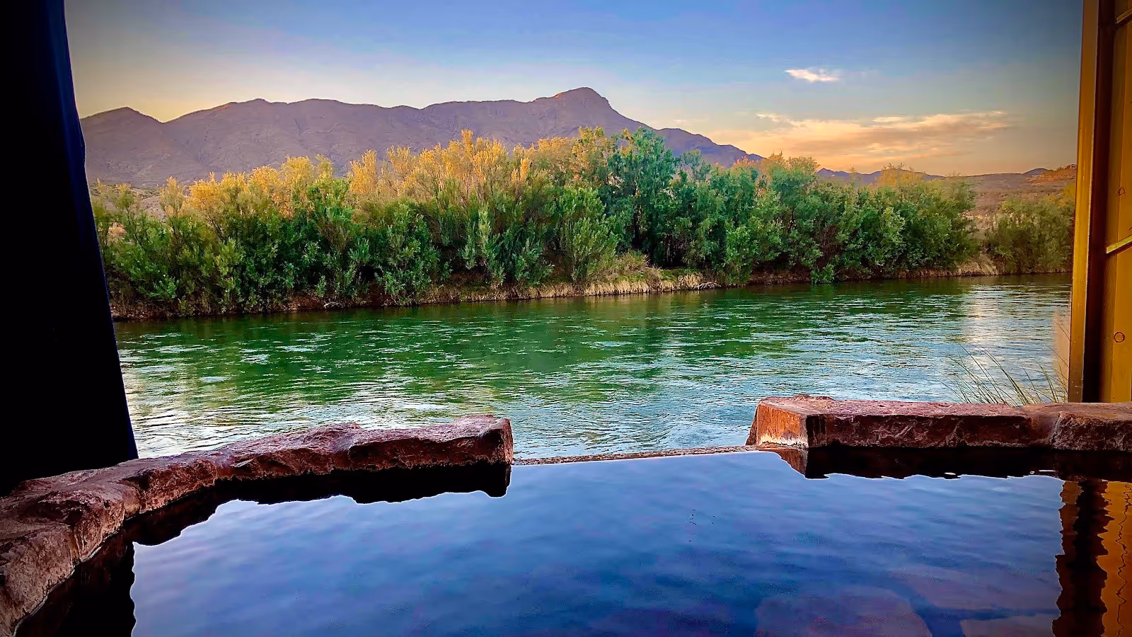 Riverbend Hot Springs, New Mexico.