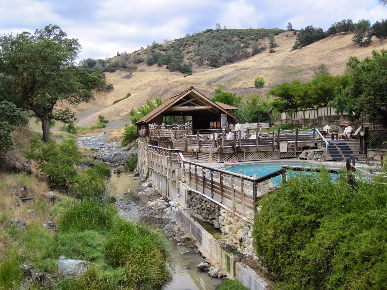 Wilbur Hot Springs, California.