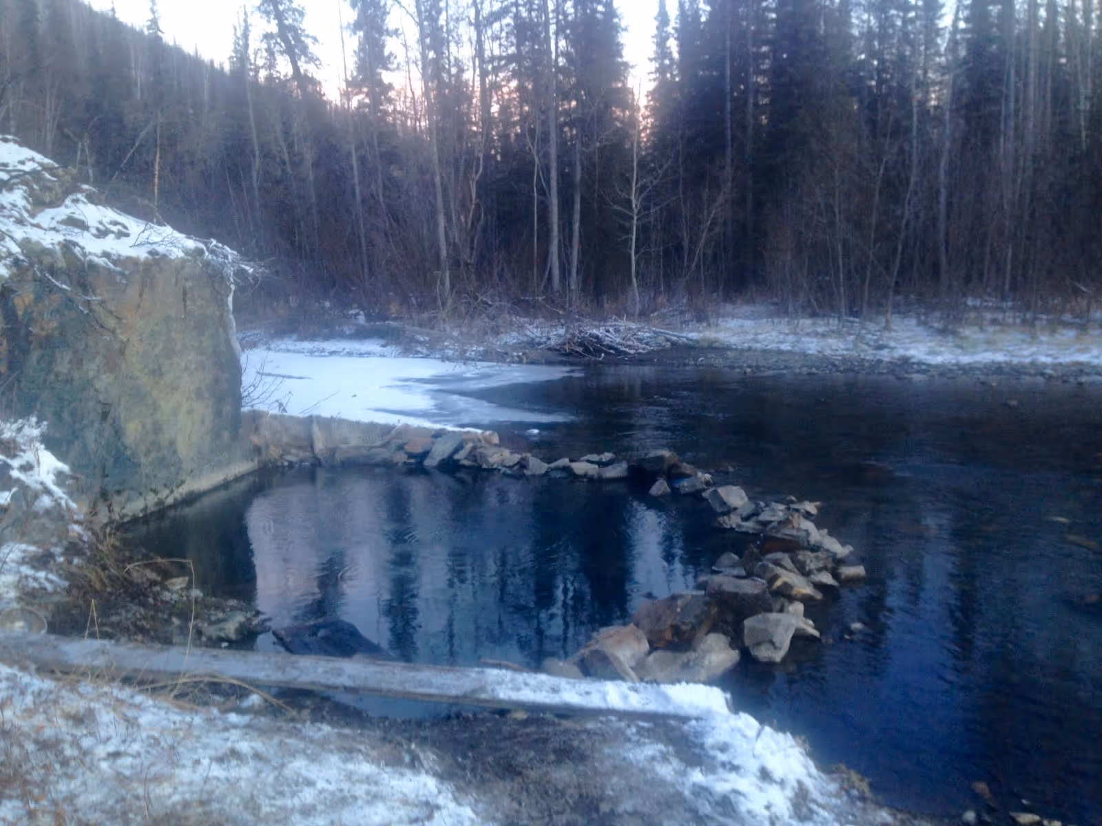 Hutlinana Hot Springs, Alaska.