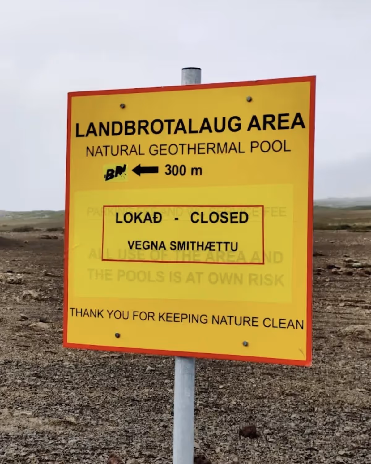 Landbrotalaug, Iceland.