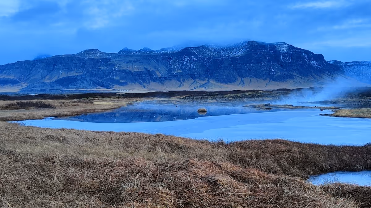 Landbrotalaug, Iceland.