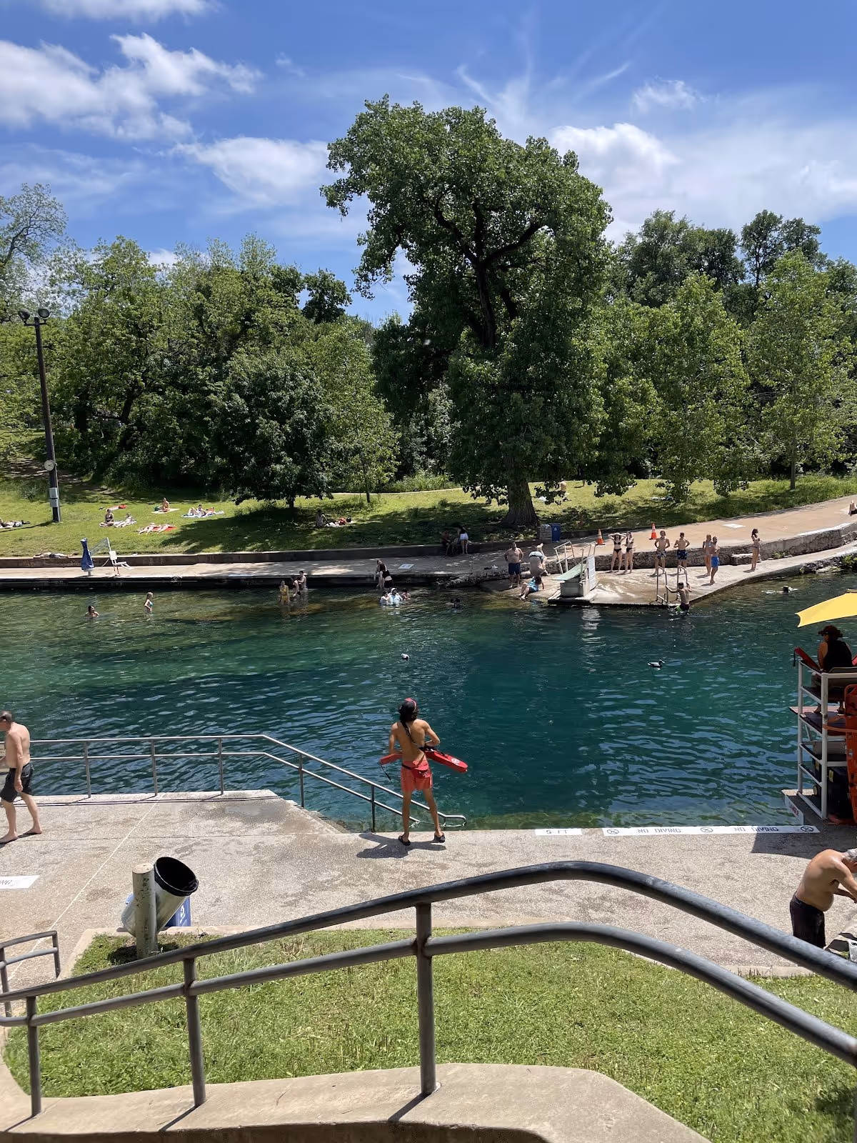 Barton Springs Pool, Texas.