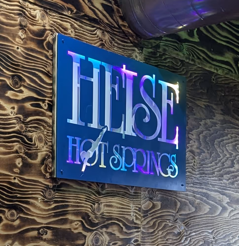 Heise Hot Springs, Idaho.