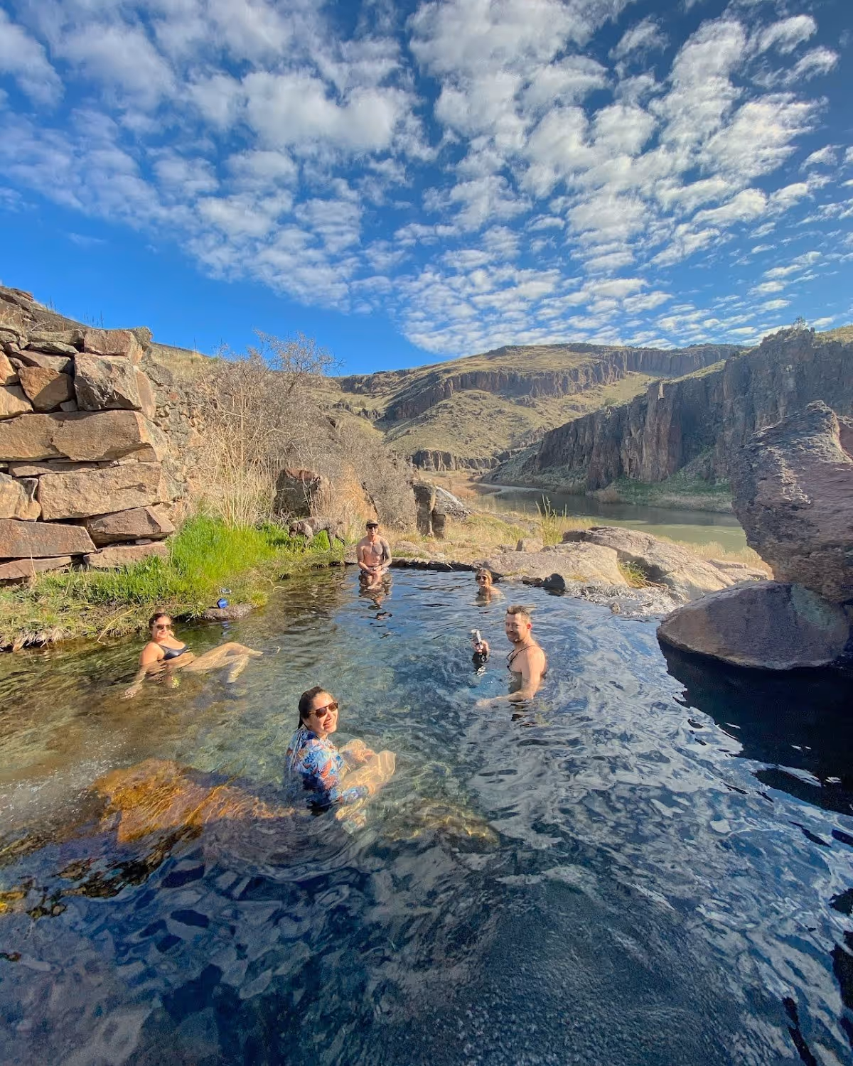 Three Forks Warm Springs, Oregon.