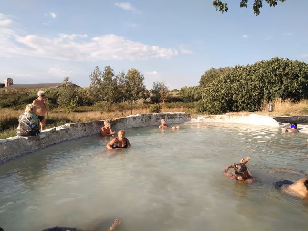 Bullicame Hot Springs, Italy.