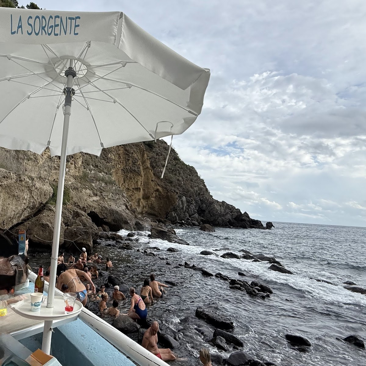Sorgeto Bay, Italy.