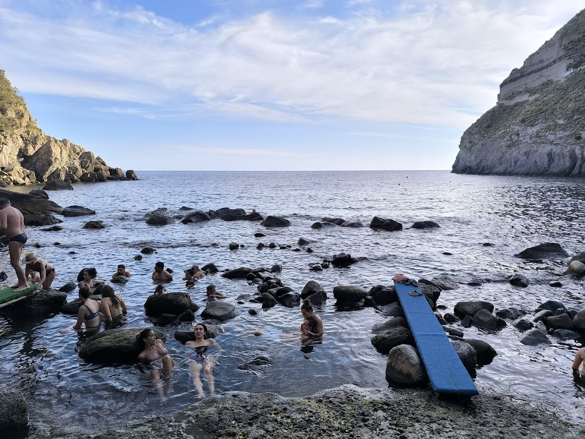 Sorgeto Bay, Italy.