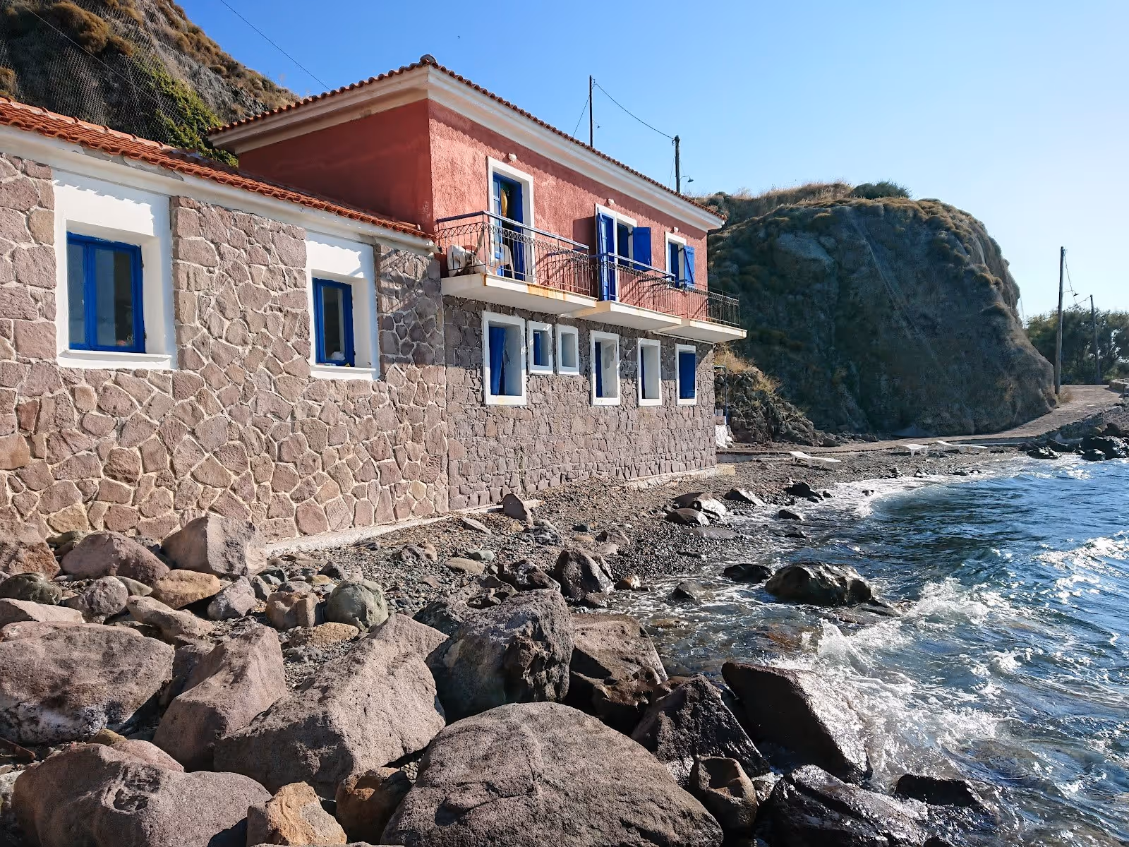 Eftalou Hot Springs (Bathhouse), Greece.