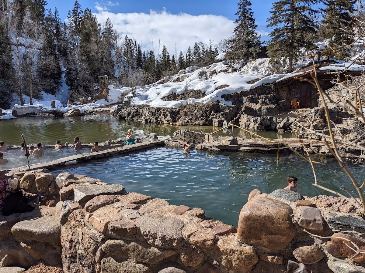 Strawberry Park Hot Springs, Colorado.