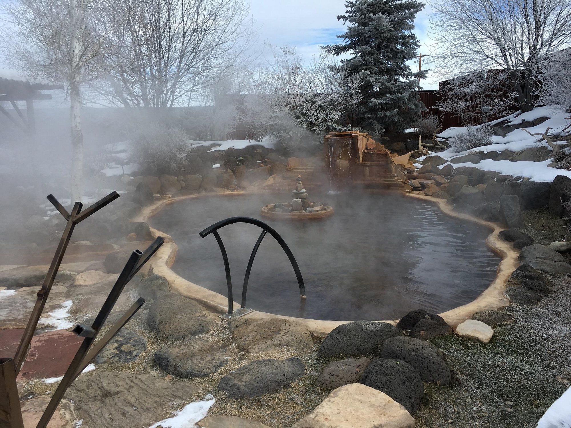 Orvis Hot Springs Colorado steaming pool