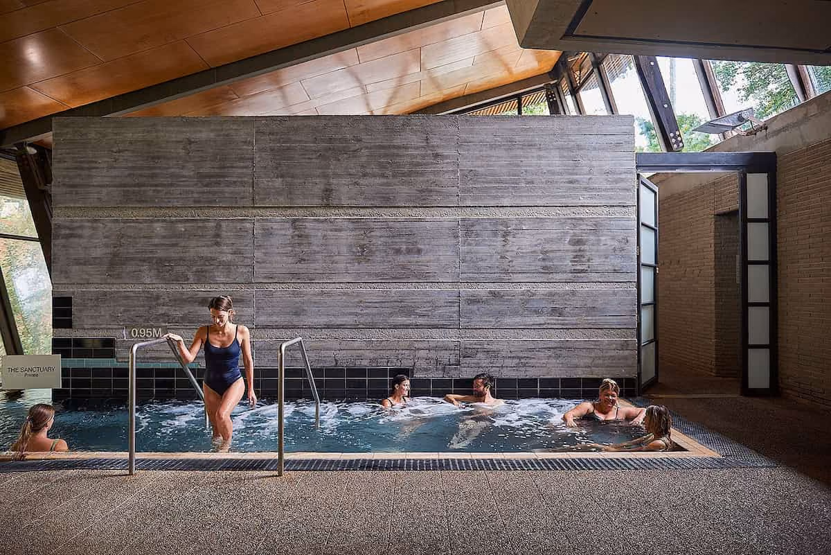 Hepburn Bathhouse and Spa, Australia - historic mineral spring bathhouse in Hepburn Springs Victoria