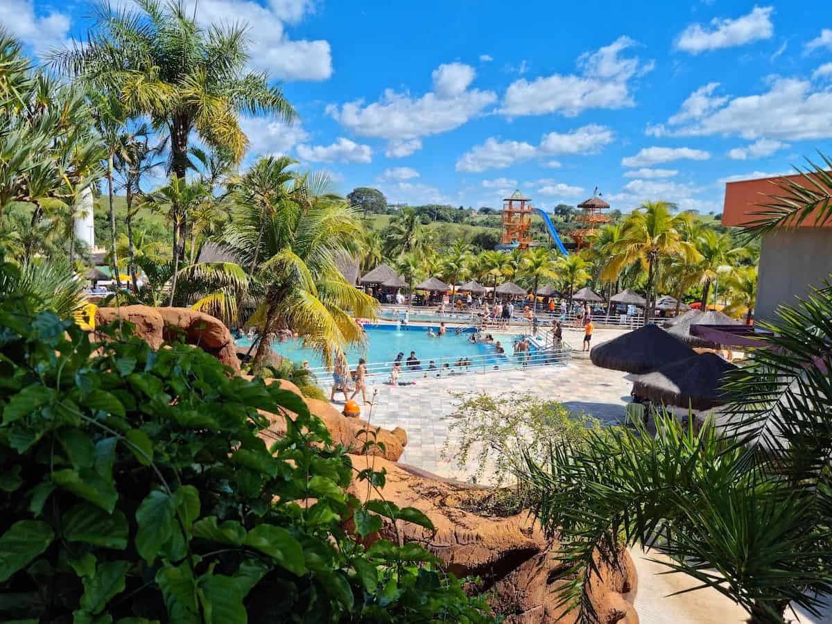 Thermas dos Laranjais, Brazil - thermal pools and waterslides in the Olimpia SP water park