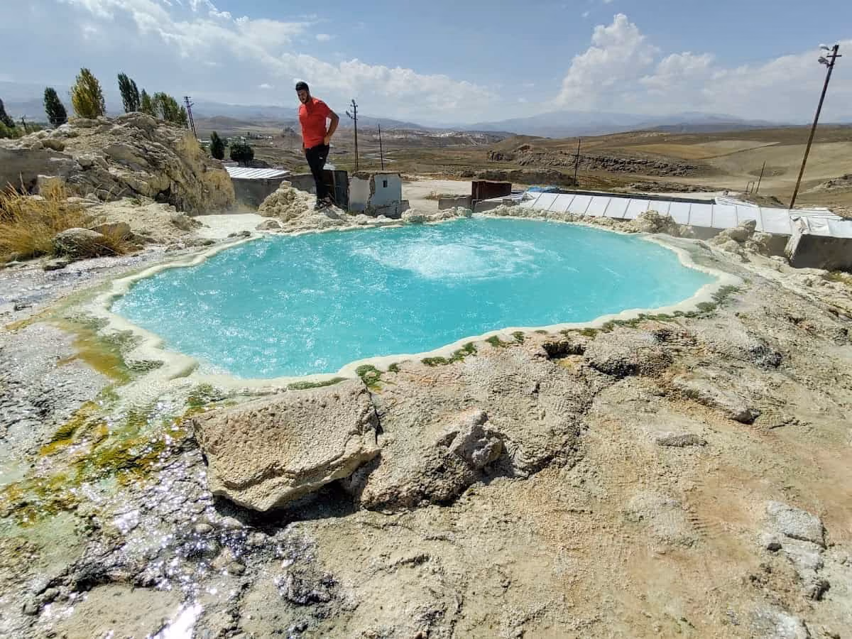 Diyadin Hot Springs, Turkey - termal spring facilities at Mount Tendurek near Agri eastern Turkey