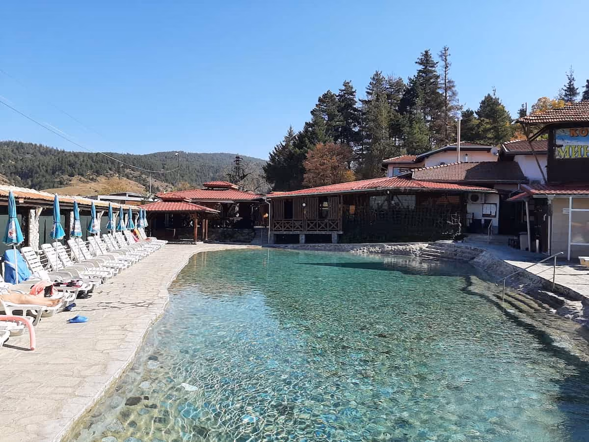 Vazrazhdane Mineral Pools Bulgaria - outdoor aquapark mineral pools Vazrazhdane Park central Sofia