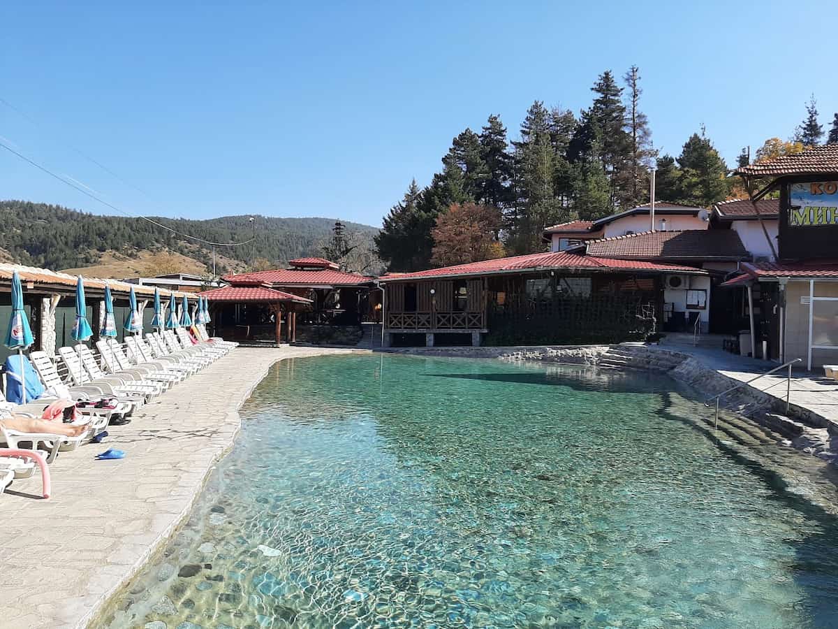 Vazrazhdane Mineral Pools Bulgaria - outdoor aquapark mineral pools Vazrazhdane Park central Sofia
