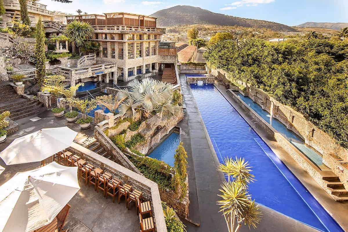 Santa Teresita Hotel y Spa Termal, Guatemala - outdoor thermal pools in lush resort setting