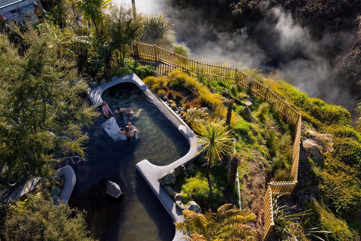 Waikite Valley Thermal Pools, New Zealand - geothermal pools in native bush near Rotorua