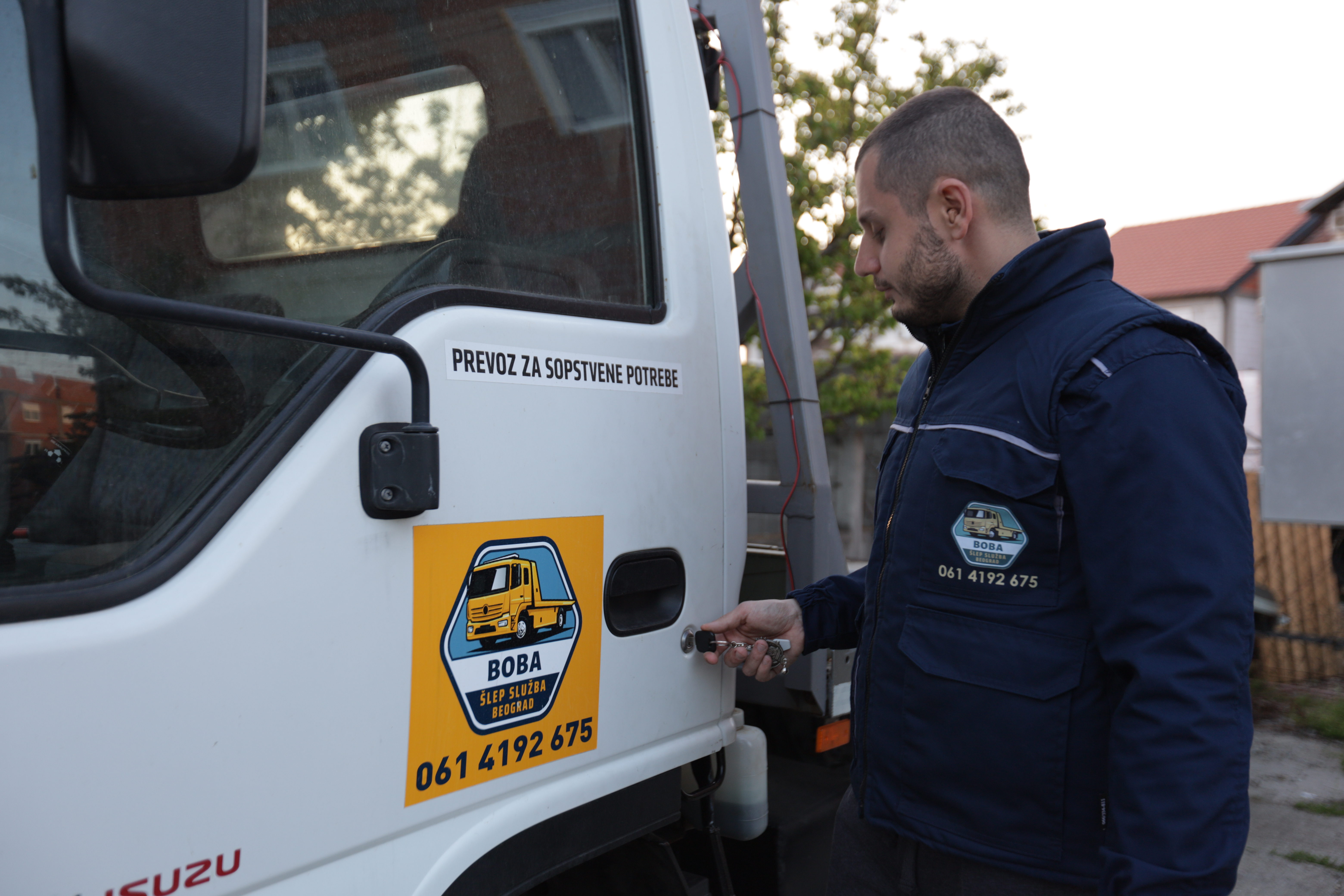 image of truck on the road