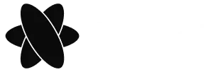 React JavaScript library logo with stylized atom icon and text 'React'.