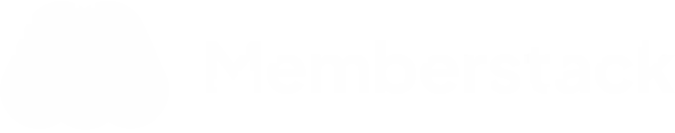 Memberstack company logo with an abstract icon on the left and the word 'Memberstack' in bold letters.